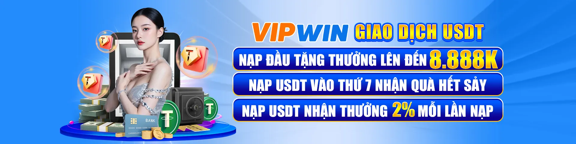 Gửi tiền bằng tiền mã hóa USDT tại AB77